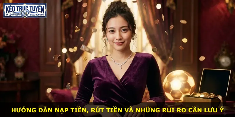Hướng dẫn nạp tiền, rút tiền và những rủi ro cần lưu ý