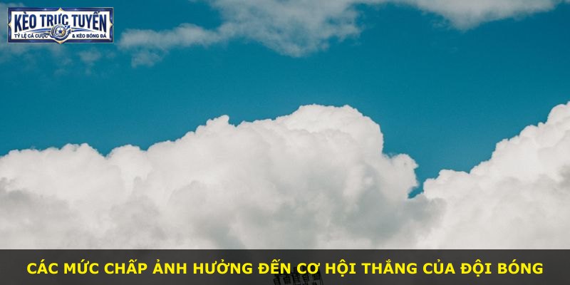 Các mức chấp ảnh hưởng đến cơ hội thắng của đội bóng