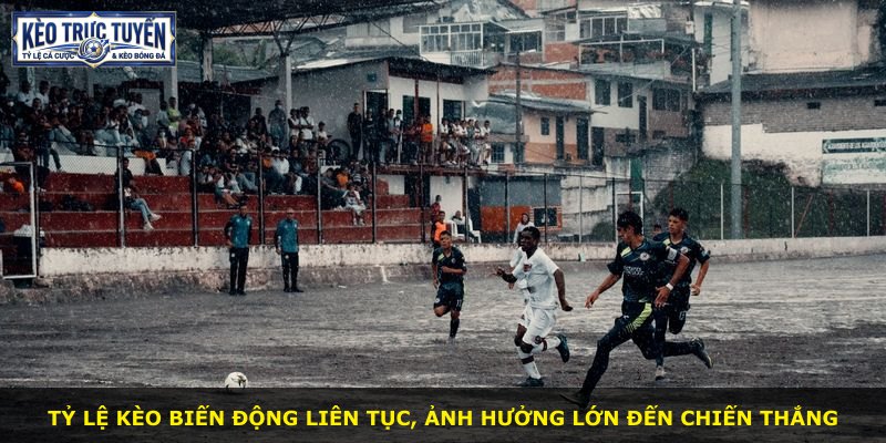 Tỷ lệ kèo biến động liên tục, ảnh hưởng lớn đến chiến thắng